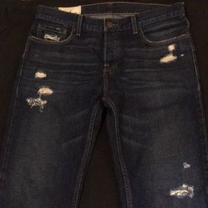 Men’s HOLLISTER (Classic Straight) Distorted Jeans